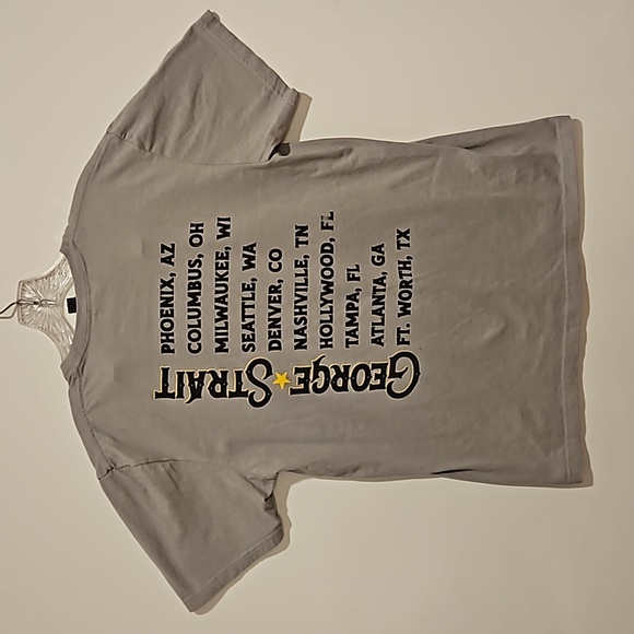 George Strait concert graphic tee tour dates band merch UNISEX Gildan Medium - Picture 2 of 6